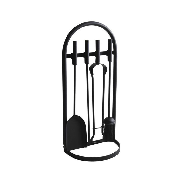 Williston Wylam 5 Piece Metal Fireplace Tool Set Wayfair.co.uk